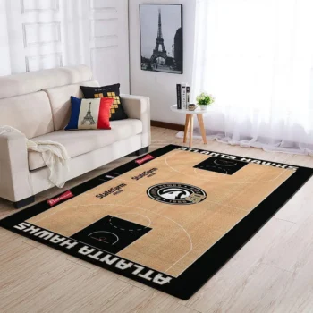 Alanta Hawks Court Area Rug Nba Basketball Team Logo Carpet Living Room Rugs Rug Regtangle Carpet Floor Decor Home Decor V11103 0