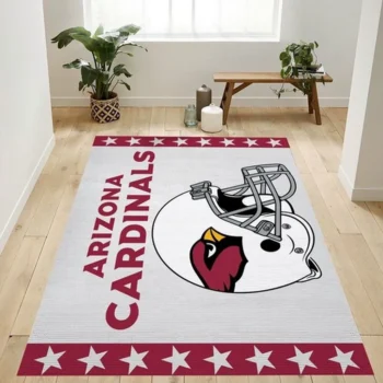 Arizona Cardinals Helmet Nfl Team Logo Rug Bedroom Rug Home Decor Floo 0