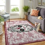 Arizona Cardinals Nfl Area Rugs Skull Flower Style Living Room Carpet Sports Rug Regtangle Carpet Floor Decor Home Decor 0