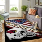 Arizona Cardinals Nfl Area Rugs Team Logo American Flag Style Living Room Carpet Sports Rug Regtangle Carpet Floor Decor Home Decor 0