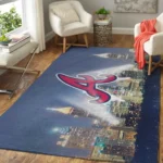 Atlanta Braves Area Rug Mlb Baseball Team Logo Carpet Living Room Rugs Rug Regtangle Carpet Floor Decor Home Decor V3672 0