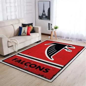 Atlanta Falcons Nfl Area Rugs Retro Style Living Room Carpet Team Logo Sports Rug Regtangle Carpet Floor Decor Home Decor 0