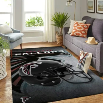 Atlanta Falcons Nfl Area Rugs Team Helmet Living Room Carpet Sports Rug Regtangle Carpet Floor Decor Home Decor 0