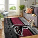 Atlanta Falcons Nfl Team Logo Area Rugs Wooden Style Living Room Carpet Sports Rug Regtangle Carpet Floor Decor Home Decor 0