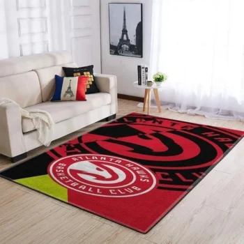 Atlanta Hawks Area Rug Nba Basketball Team Logo Carpet Living Room Rugs Rug Regtangle Carpet Floor Decor Home Decor V4650 0