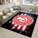 Atlanta Hawks Chargers Area Rug Nba Living Room Bedroom Carpet Basketballl Rug Regtangle Carpet Floor Decor Home Decor 0