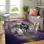 Baltimore Ravens Area Rug Nfl Football Team Logo Carpet Living Room Rugs Rug Regtangle Carpet Floor Decor Home Decor V1780 0