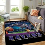 Baltimore Ravens Area Rug Nfl Football Team Logo Carpet Living Room Rugs Rug Regtangle Carpet Floor Decor Home Decor V2151 0