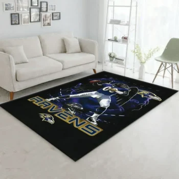 Baltimore Ravens Nfl 1 Area Rug Living Room And Bed Room Rug Rug Regtangle Carpet Floor Decor Home Decor 0