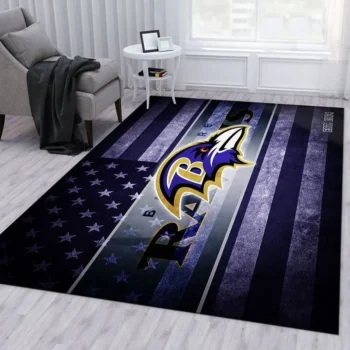 Baltimore Ravens Nfl 14 Area Rug Living Room And Bed Room Rug Rug Regtangle Carpet Floor Decor Home Decor 0