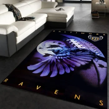 Baltimore Ravens Nfl 2 Area Rug Living Room And Bed Room Rug Rug Regtangle Carpet Floor Decor Home Decor 0
