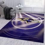 Baltimore Ravens Nfl 21 Area Rug Living Room And Bed Room Rug Rug Regtangle Carpet Floor Decor Home Decor 0