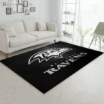 Baltimore Ravens Nfl 23 Area Rug Living Room And Bed Room Rug Rug Regtangle Carpet Floor Decor Home Decor 0
