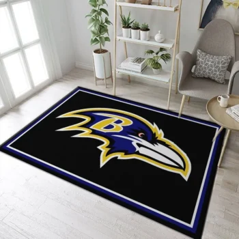 Baltimore Ravens Nfl 25 Area Rug Living Room And Bed Room Rug Rug Regtangle Carpet Floor Decor Home Decor 0