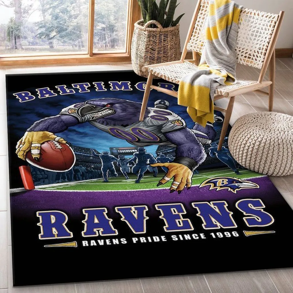 Baltimore Ravens Nfl 27 Area Rug Living Room And Bed Room Rug Rug Regtangle Carpet Floor Decor Home Decor 0 Baltimore Ravens Nfl 27 Area Rug Living Room And Bed Room Rug Rug Regtangle Carpet Floor Decor Home Decor 0