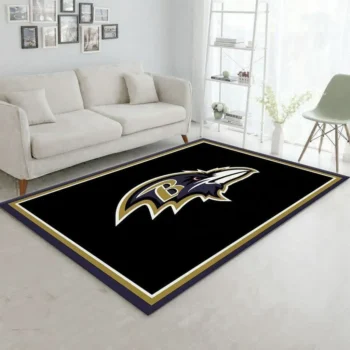 Baltimore Ravens Nfl 3 Area Rug Living Room And Bed Room Rug Rug Regtangle Carpet Floor Decor Home Decor 0