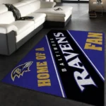 Baltimore Ravens Nfl 33 Area Rug Living Room And Bed Room Rug Rug Regtangle Carpet Floor Decor Home Decor 0