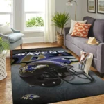 Baltimore Ravens Nfl Area Rugs Team Helmet Living Room Carpet Sports Rug Regtangle Carpet Floor Decor Home Decor 0