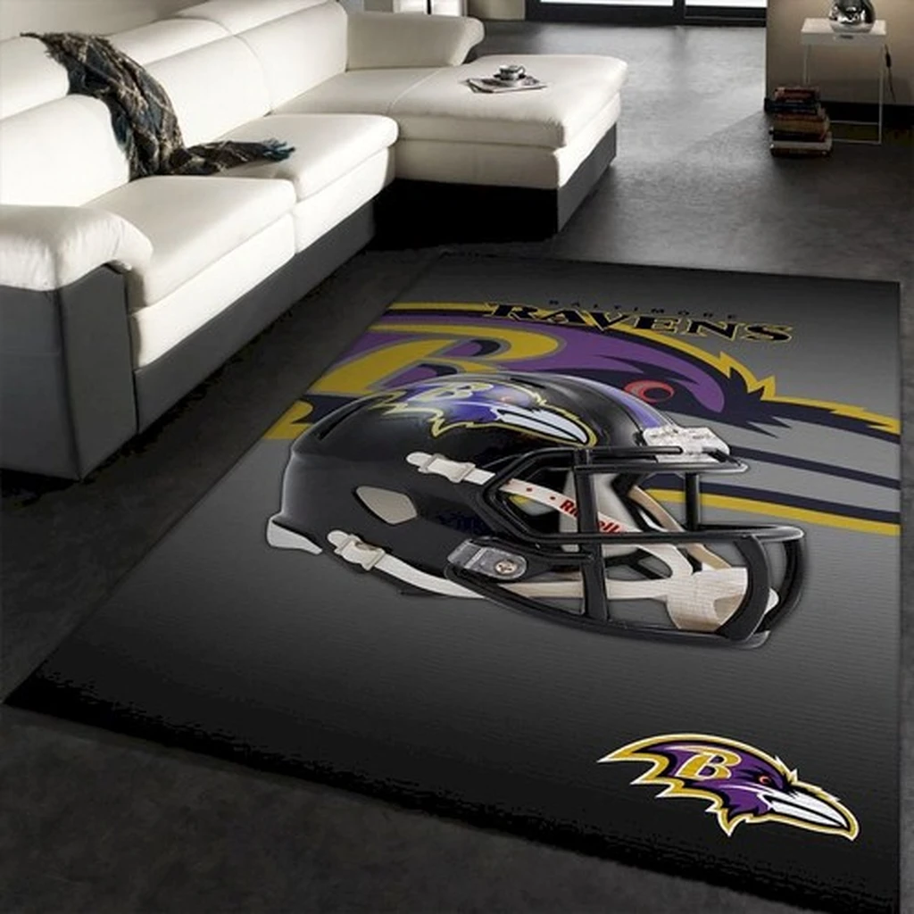 Baltimore Ravens Nfl Team Logo Helmet Rug Room Carpet Custom Area Floo 0 Baltimore Ravens Nfl Team Logo Helmet Rug Room Carpet Custom Area Floo 0