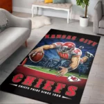 Baltimore Ravens Nfl Team Logo Snoopy Us Style Nice Gift Home Decor Rectangle Area Rug Living Room Rug Home Decor 0
