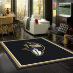 Baltimore Ravens Rug Football Rug Rug Regtangle Carpet Floor Decor Home Decor 0