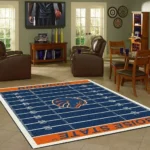 Boise State Broncos Home Field Area Rug Football Living Room Carpet Home Rug Regtangle Carpet Floor Decor Home Decor 0