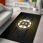 Boston Bruins Area Rug Nhl Ice Hockey Team Logo Carpet Living Room Rugs Rug Regtangle Carpet Floor Decor Home Decor V4618 0