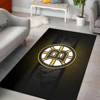 Boston Bruins Area Rug Nhl Ice Hockey Team Logo Carpet Living Room Rugs Rug Regtangle Carpet Floor Decor Home Decor V4618 0