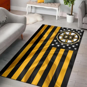 Boston Bruins Area Rug Nhl Ice Hockey Team Logo Carpet Living Room Rugs Rug Regtangle Carpet Floor Decor Home Decor V4619 0