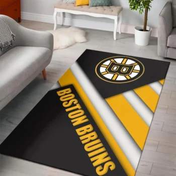 Boston Bruins Area Rug Nhl Ice Hockey Team Logo Carpet Living Room Rugs Rug Regtangle Carpet Floor Decor Home Decor V4642 0