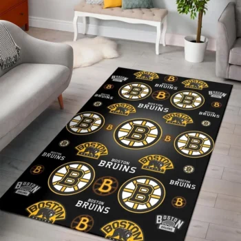 Boston Bruins Area Rugs Nhl Hockey Living Room Carpet Team Logo Floor Home Decor 200220 Rug Regtangle Carpet Floor Decor Home Decor 0