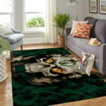 Boston Celtics Nba Area Rugs Team Logo Skull Style Living Room Carpet Sports Rug Regtangle Carpet Floor Decor Home Decor 0
