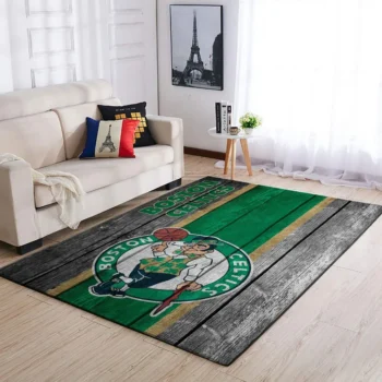 Boston Celtics Nba Team Logo Area Rugs Wooden Style Living Room Carpet Sports Rug Regtangle Carpet Floor Decor Home Decor 0