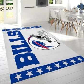 Buffalo Bills Banner Nfl 32 Area Rug Living Room And Bed Room Rug Rug Regtangle Carpet Floor Decor Home Decor 0