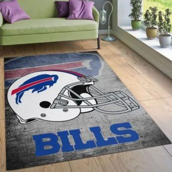 Buffalo Bills Banner Nfl 33 Area Rug Living Room And Bed Room Rug Rug Regtangle Carpet Floor Decor Home Decor 0