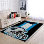 Carolina Panthers Nfl Area Rugs Team Logo Helmet Living Room Carpet Sports Rug Regtangle Carpet Floor Decor Home Decor 0