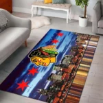 Chicago Blackhawks Area Rug Nhl Ice Hockey Team Logo Carpet Living Room Rugs Rug Regtangle Carpet Floor Decor Home Decor V5037 0
