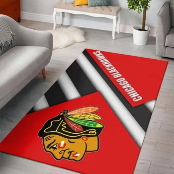 Chicago Blackhawks Area Rugs Nhl Hockey Living Room Carpet Team Logo Floor Home Decor 2002206 Rug Regtangle Carpet Floor Decor Home Decor 0