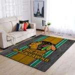 Chicago Blackhawks Nhl Area Rugs Team Logo Living Room Carpet Sports Rug Regtangle Carpet Floor Decor Home Decor 0
