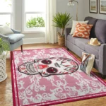 Chicago Bulls Nba Area Rugs Skull Flower Style Living Room Carpet Sports Rug Regtangle Carpet Floor Decor Home Decor 0