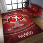 Chicago Bulls Nba Team Logo Wooden Style Nice Gift Home Decor Rectangle Area Rug Living Room Rug Home Decor 0