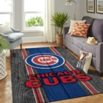 Chicago Cubs Mlb Area Rugs Baseball Living Room Carpet Team Logo Wooden Style Home Rug Regtangle Carpet Floor Decor Home Decor 0