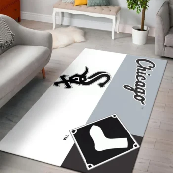 Chicago White Sox Area Rug Mlb Baseball Team Logo Carpet Living Room Rugs Rug Regtangle Carpet Floor Decor Home Decor V615 0