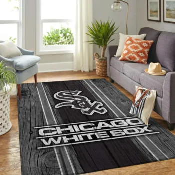 Chicago White Sox Mlb Area Rugs Baseball Living Room Carpet Team Logo Wooden Style Home Rug Regtangle Carpet Floor Decor Home Decor 0