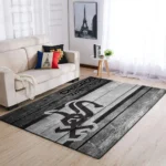 Chicago White Sox Mlb Team Logo Area Rugs Wooden Style Living Room Carpet Sports Rug Regtangle Carpet Floor Decor Home Decor 0