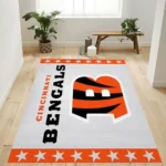 Cincinnati Bengals Banner Nfl 1 Area Rug Living Room And Bed Room Rug Rug Regtangle Carpet Floor Decor Home Decor 0