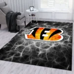 Cincinnati Bengals Banner Nfl 13 Area Rug Living Room And Bed Room Rug Rug Regtangle Carpet Floor Decor Home Decor 0