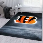 Cincinnati Bengals Banner Nfl 18 Area Rug Living Room And Bed Room Rug Rug Regtangle Carpet Floor Decor Home Decor 0