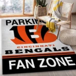Cincinnati Bengals Banner Nfl 24 Area Rug Living Room And Bed Room Rug Rug Regtangle Carpet Floor Decor Home Decor 0