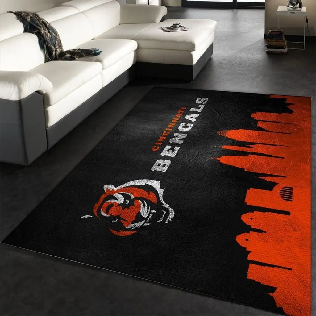 Cincinnati Bengals Banner Nfl 27 Area Rug Living Room And Bed Room Rug Rug Regtangle Carpet Floor Decor Home Decor 0 Cincinnati Bengals Banner Nfl 27 Area Rug Living Room And Bed Room Rug Rug Regtangle Carpet Floor Decor Home Decor 0